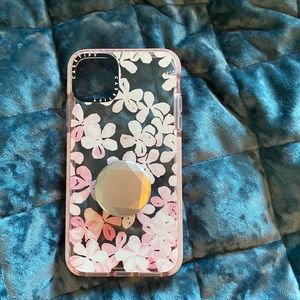 Casetify floral pink and white iPhone 11 Pro Max
